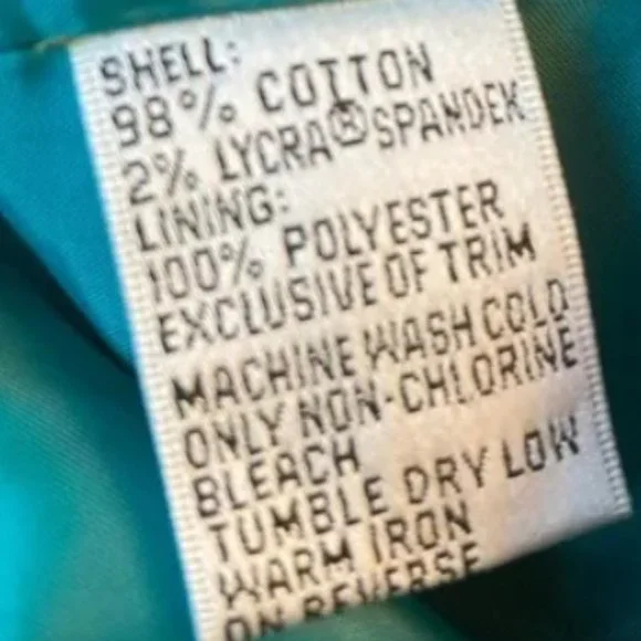 Talbots Green Corduroy Stretch Blazer - Picture 6 of 7